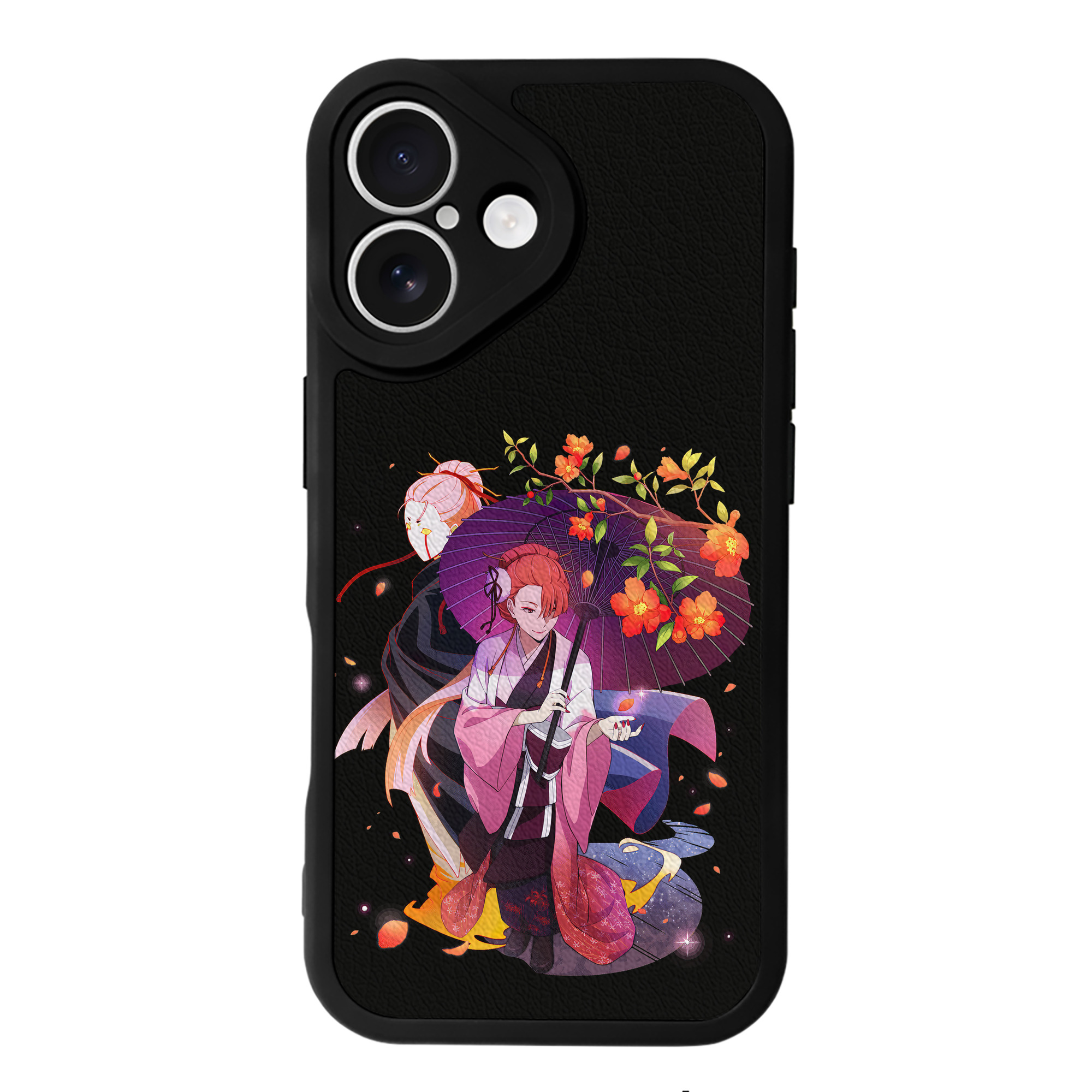 （画像用） 文豪ストレイドッグス Bungo Stray Dogs 【iPhone 16シリーズ対応】シリコンスマホケース（レザー調） 材質：シリコン